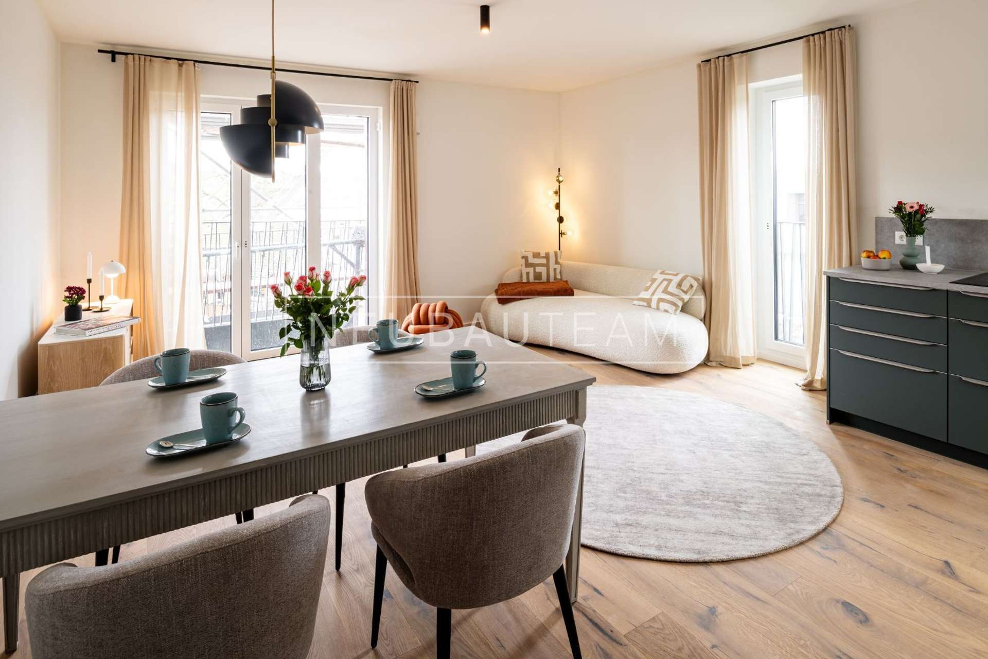 Wohn-Essbereich Musterwohnung