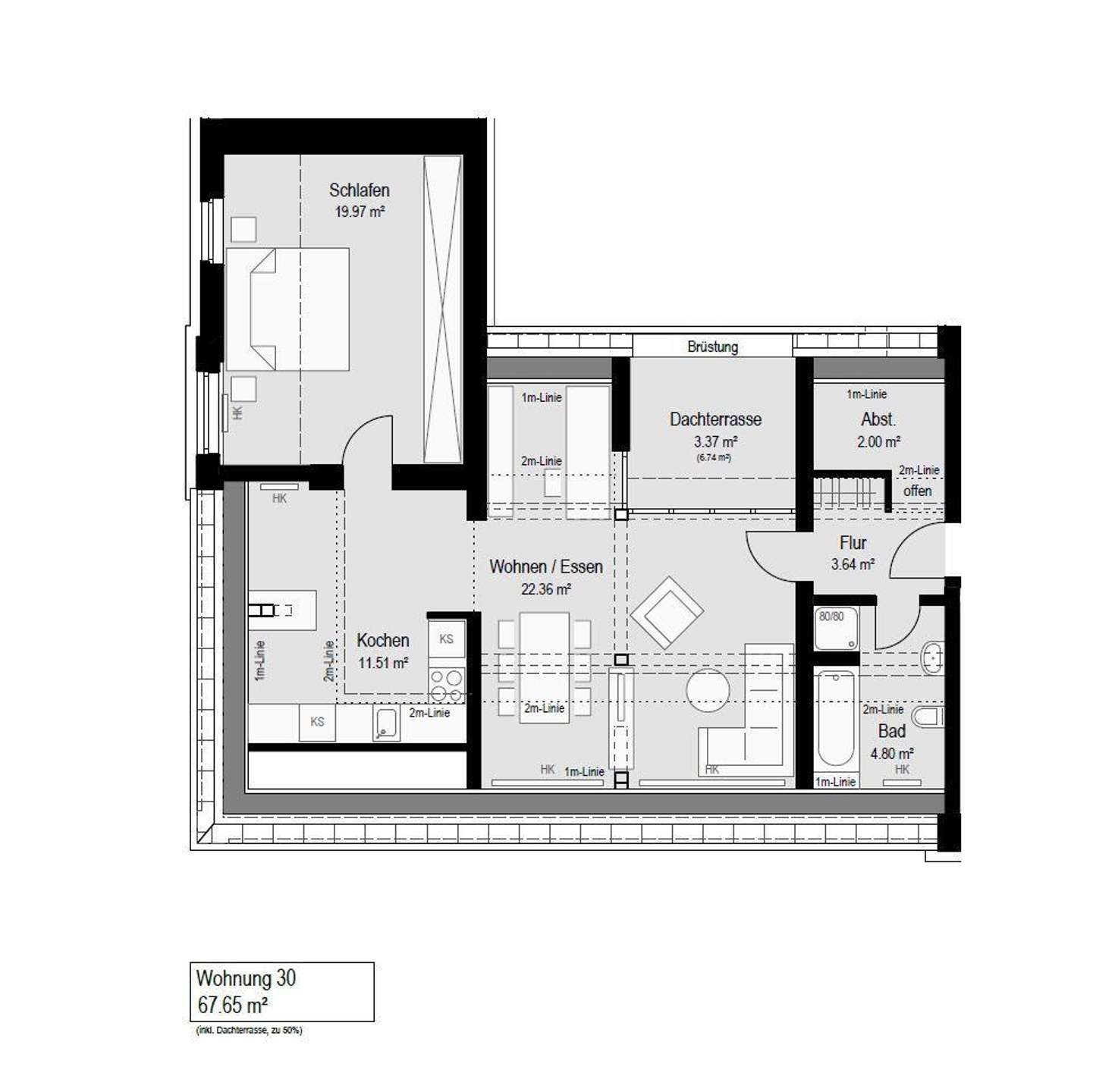 Grundriss WE30