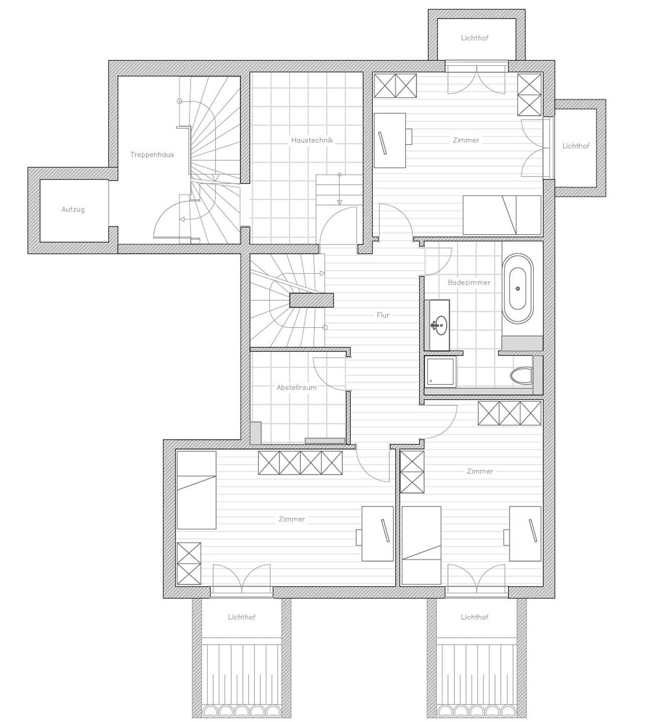 Grundriss WE2 UG