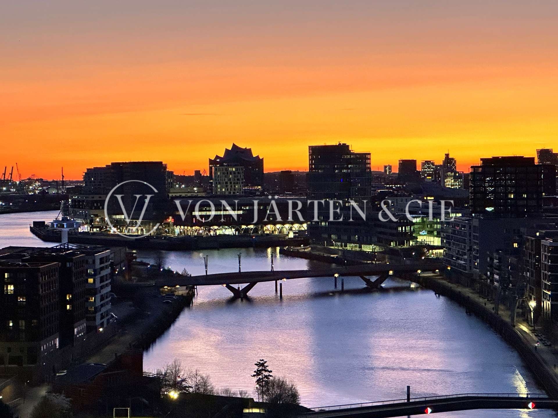 Blick über Hafen-City