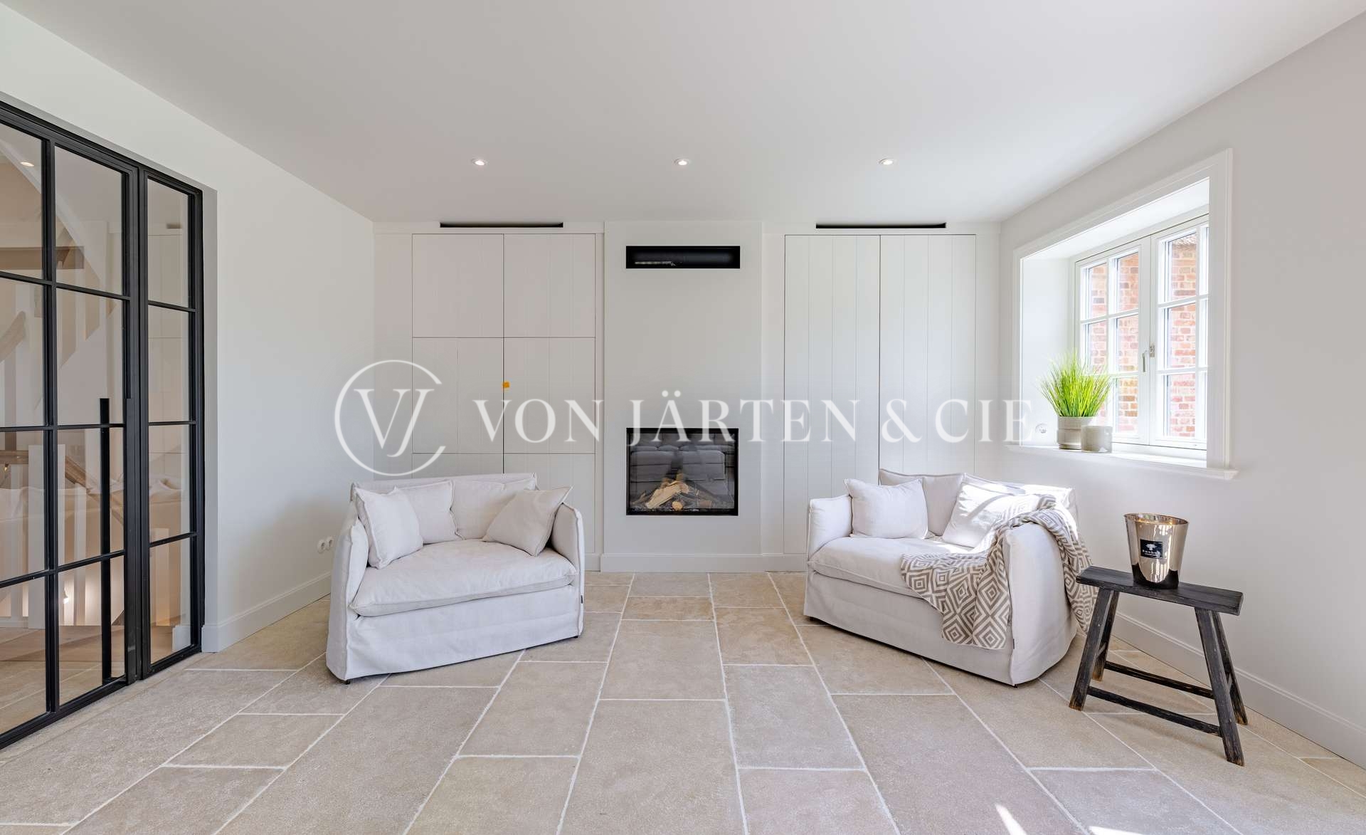 Wohnbereich mit Gaskamin