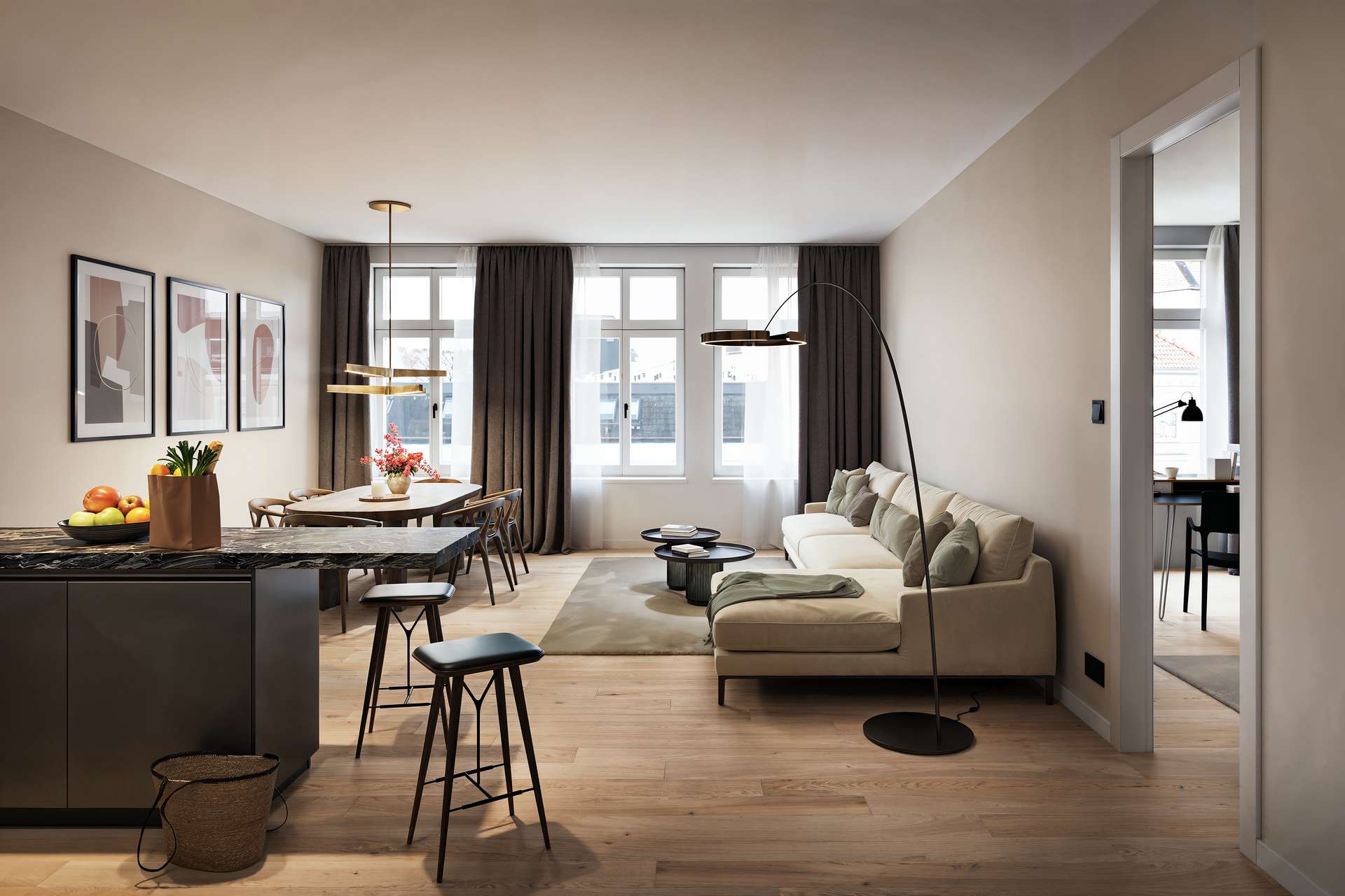 Visualisierung Wohnbereich