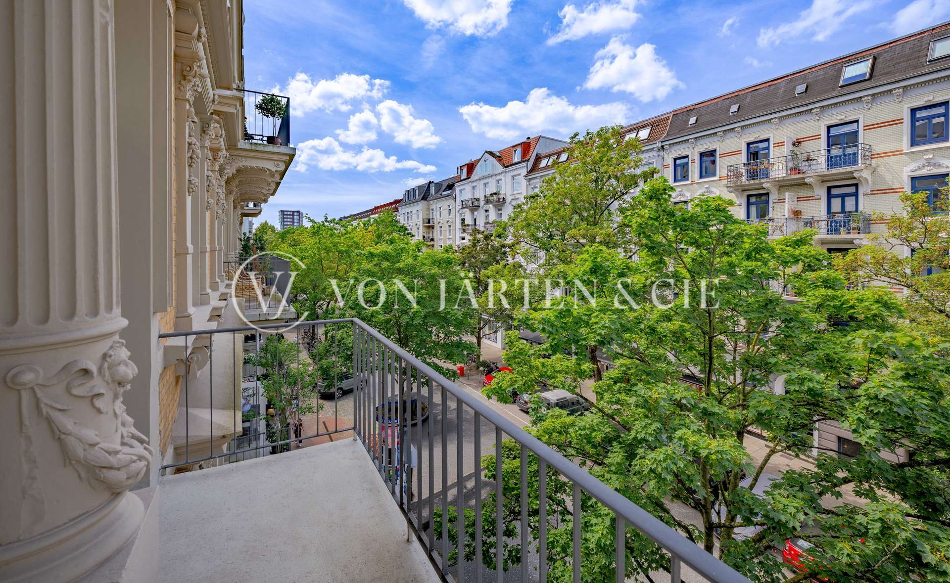Blick in die Hegestraße